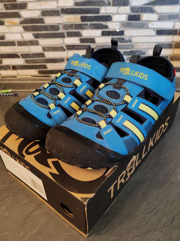 Trollkids Halbsandalen "Sandefjord" in Blau