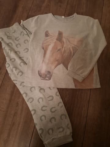 Bondi Pyjama "Pferdekopf" in Grau