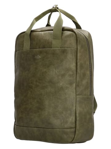 CHARM LONDON Rucksack in Khaki - (B)28 x (H)39 x (T)12 cm
