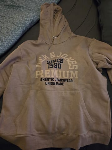 Jack & Jones Hoodie in Beige