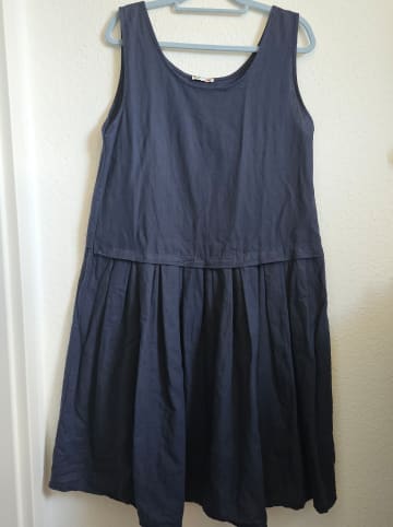 Lin Passion Leinen-Kleid in Dunkelblau
