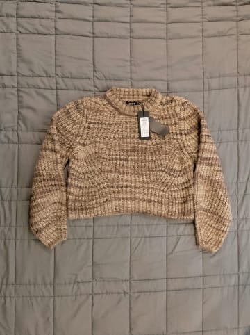 ONLY Pullover "Carma" in Beige/ Bunt