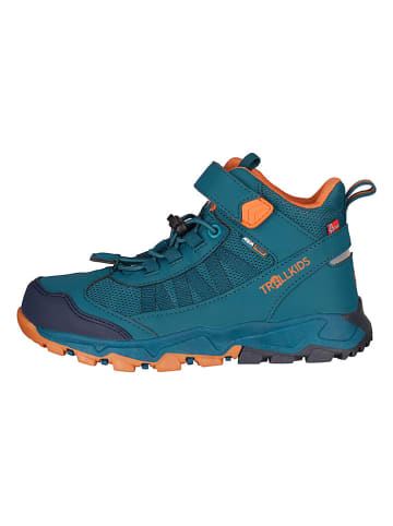 Trollkids Wanderboots "Tronfjell Hiker Mid"  in Blau