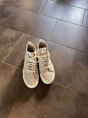 Vans Leder-Sneakers "Sentry SK8-Hi WC" in Beige