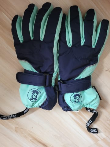 Trollkids Funktions-Handschuhe "Troll" in Dunkelblau/ Türkis