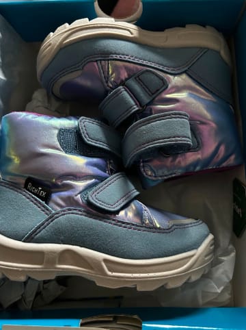 Richter Shoes Winterboots in Hellblau/ Rosa