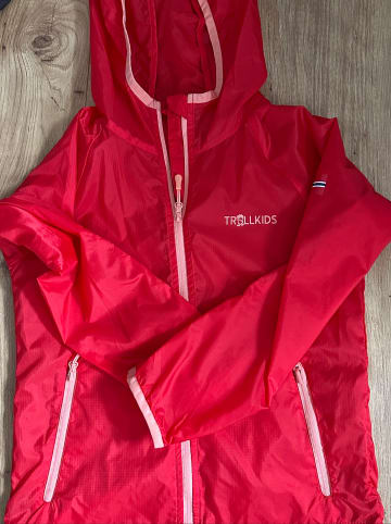 Trollkids Windbreaker "Fjell" in Rot