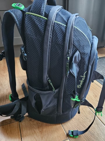 Satch pack Schulrucksack 45 cm Laptopfach in dark blue green