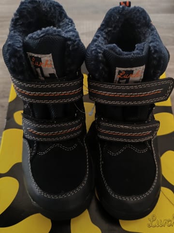 Lurchi Winterboots "Teko-Tex" in Dunkelblau/ Orange