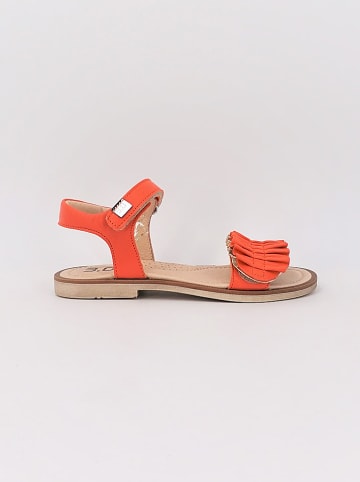 TREVIRGOLAZERO Leder-Sandalen in Orange