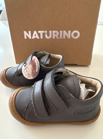 Naturino Leder-Lauflernschuhe "Cocon" in Grau