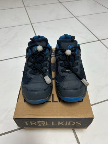 Trollkids Trekkingschuhe "Tronfjell Hiker Low" in Dunkelblau/ Blau