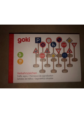Goki 15tlg. Verkehrszeichen-Set - ab 3 Jahren