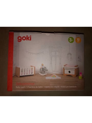 Goki Puppenhausmöbel "Babyzimmer" - ab 3 Jahren