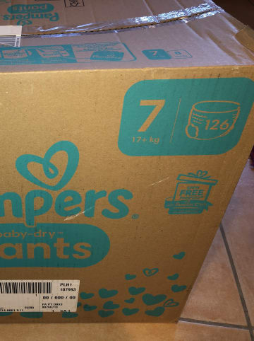 Pampers Pampers Baby-Dry Pants Größe 7, 126 Windeln, 17kg+