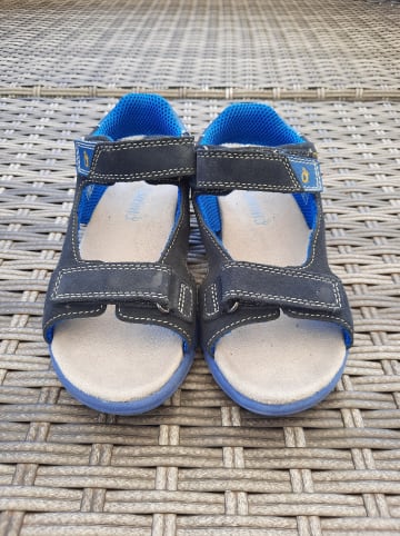 lamino Leder-Sandalen in Dunkelblau