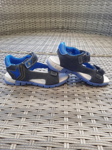 lamino Leder-Sandalen in Dunkelblau