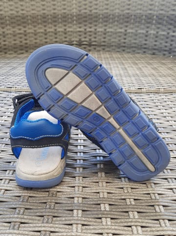 lamino Leder-Sandalen in Dunkelblau