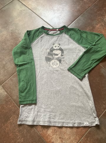 Band of Rascals Longsleeve " Panda " in grün