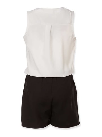 Little Bubble Jumpsuit in Schwarz/ Creme