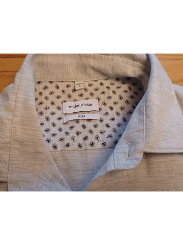 Seidensticker Casual Hemd Slim in Grau