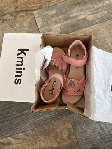 kmins Leder-Sandalen in Rosa