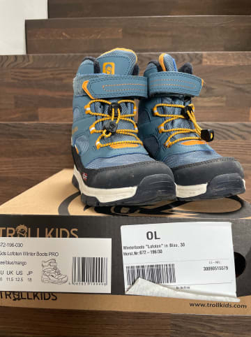 Trollkids Winterboots "Lofoten" in Blau