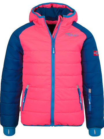 Trollkids Ski-/ Snowboardjacke "Hafjell XT" in Pink/ Blau
