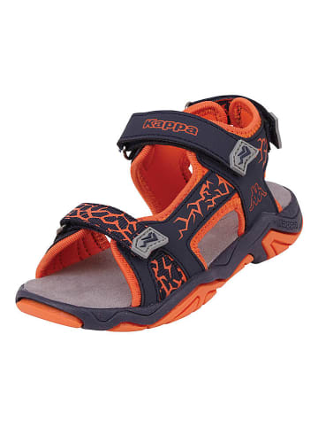 Kappa Sandalen "Larrie" in Dunkelblau/ Orange