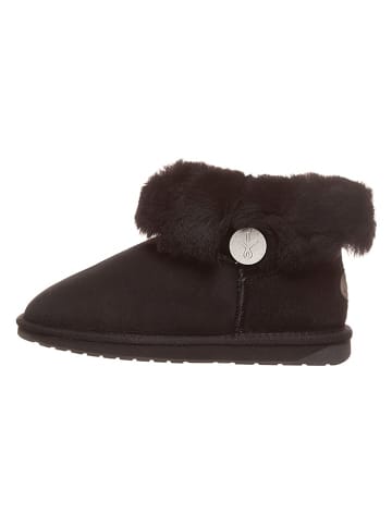 EMU Australia Leder-Winterboots in Schwarz