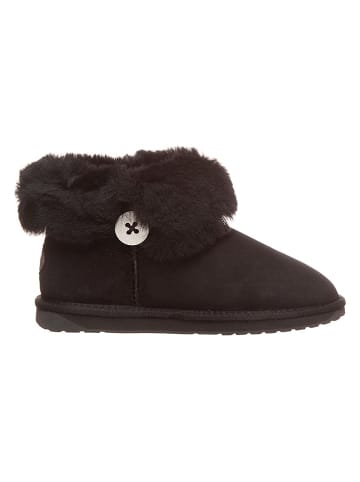 EMU Australia Leder-Winterboots in Schwarz