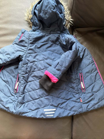 Trollkids Ski-/ Snowboardjacke "Lifjell" in Dunkelblau/ Pink