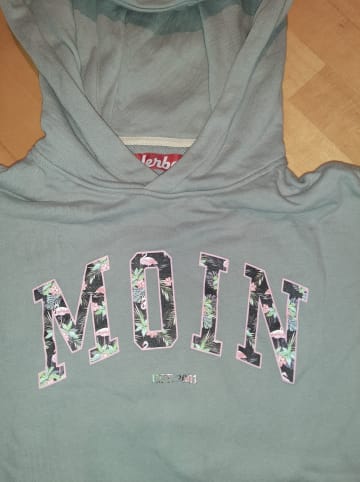 Derbe Hoodie in Hellgrau