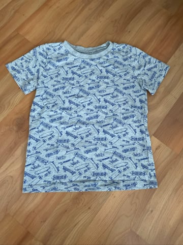 lamino Shirt in Hellgrau meliert