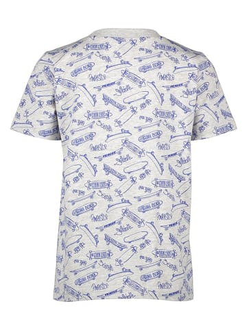 lamino Shirt in Hellgrau meliert