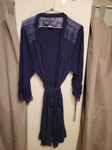 LASCANA Kimono "Moulin Rouge" in Dunkelblau