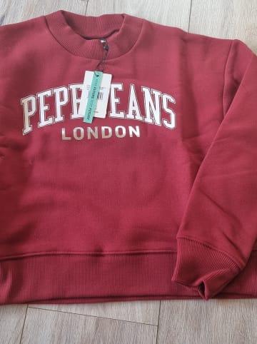 Pepe Jeans Sweatshirt "Elisabeth" in Bordeaux