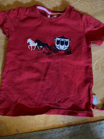 Sigikid T-Shirt Pink Horses in rot