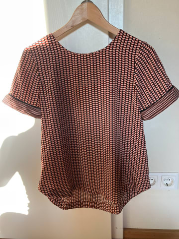 Vero Moda Shirt "Mariel" in Rosa/ Bordeaux/ Schwarz