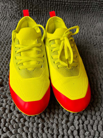 Jako Natur- und Kunstrasen-Fußballschuhe "Twist" in Gelb/ Rot