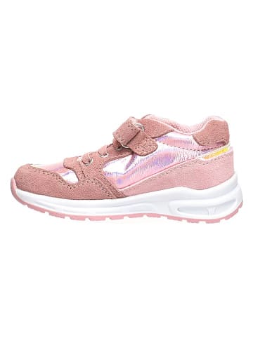 Lurchi Leder-Sneakers "Vio" in Altrosa/ Rosa