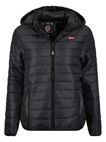 Geographical Norway Steppjacke "Atika" in Schwarz