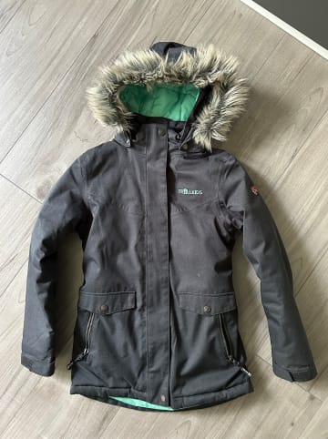 Trollkids Parka "Oslo XT" in Anthrazit/ Mint