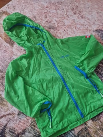 Trollkids Windbreaker "Fjell" in Grün/ Blau