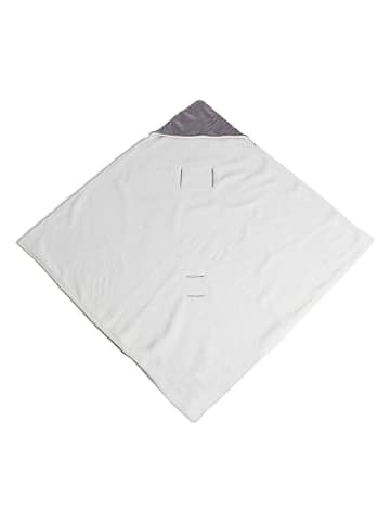 Kaiser Naturfellprodukte Einschlagdecke "Winter Wrap" in Grau - (L)85 x (B)85 cm