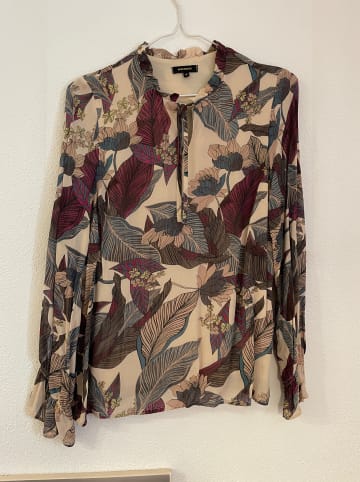 More & More Bluse in Beige/ Grün