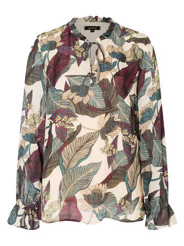 More & More Bluse in Beige/ Grün