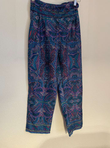 Aller Simplement Hose in Lila/ Blau
