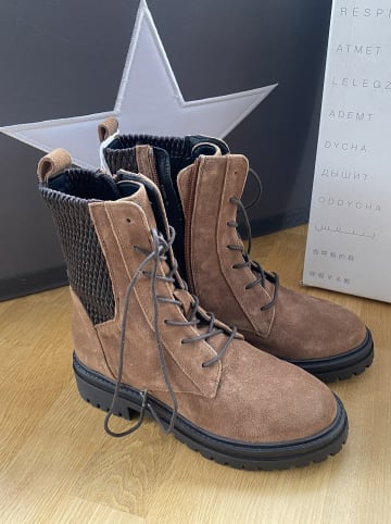 Geox Leder-Boots "Iridea" in Hellbraun