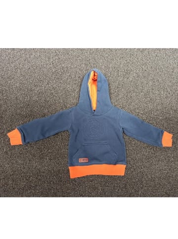 Trollkids Hoodie "Lillehammer" in Dunkelblau/ Orange